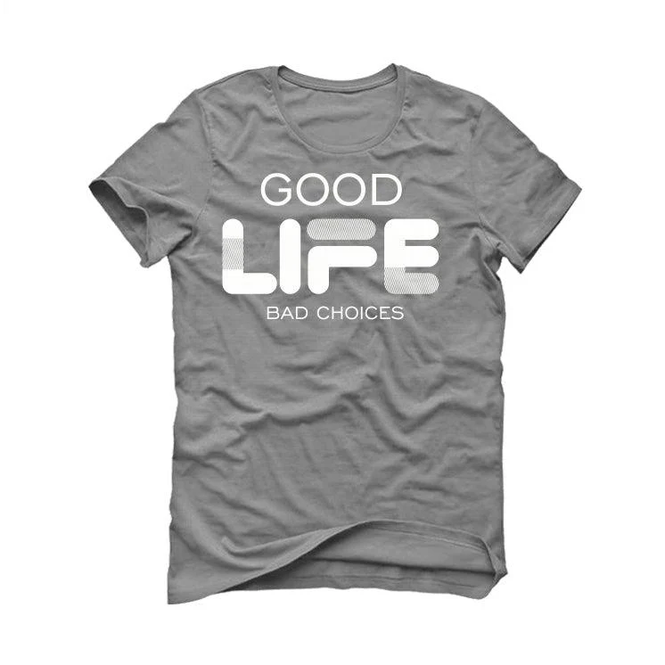 Air Jordan 11 Retro 'Cool Grey' 2021 Grey T-Shirt (Bad Choices) - Image 2