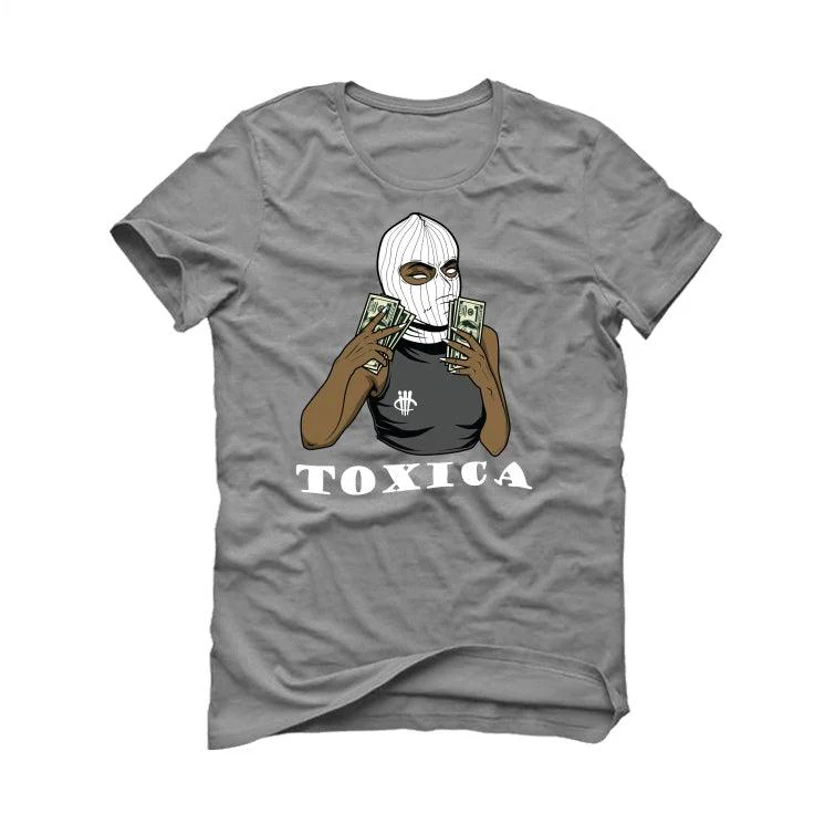 Air Jordan 11 Retro 'Cool Grey' 2021 Grey T-Shirt (toxica) - Image 2