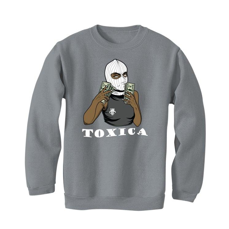 Air Jordan 11 Retro 'Cool Grey' 2021 Grey T-Shirt (toxica) - Image 4