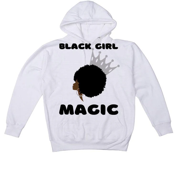 Air Jordan 11 Retro 'Cool Grey' 2021 White T-Shirt (Black Girl Magic) - Image 3