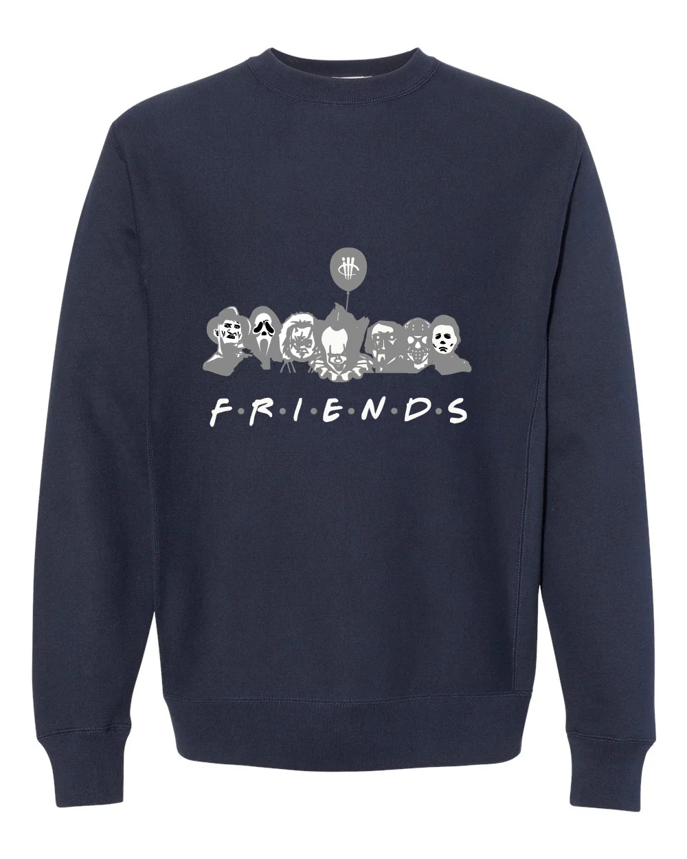 Air Jordan 11 WMNS “Midnight Navy” Navy Blue T-Shirt (F R I E N D S) - Image 4