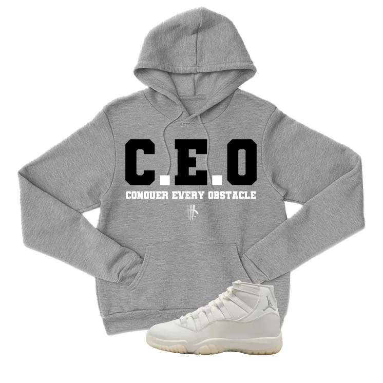Air Jordan 11 WMNS Pearl Matching T-Shirt, Sweatshirts & Hoodies Grey T-Shirt (Ceo)| illcurrency - Image 3