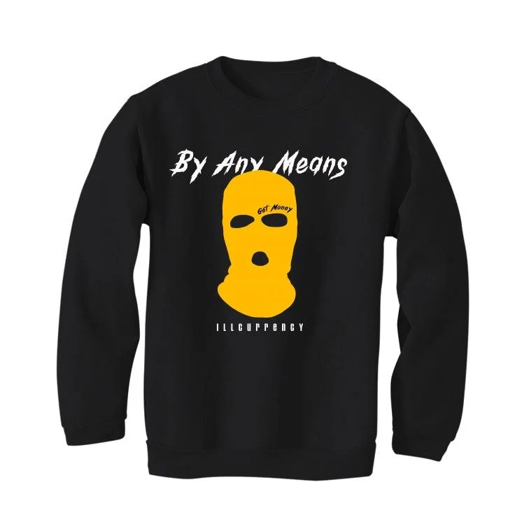 AIR JORDAN 12  BLACK AND YELLOW 2020 Black T-Shirt (By any means) - Image 4