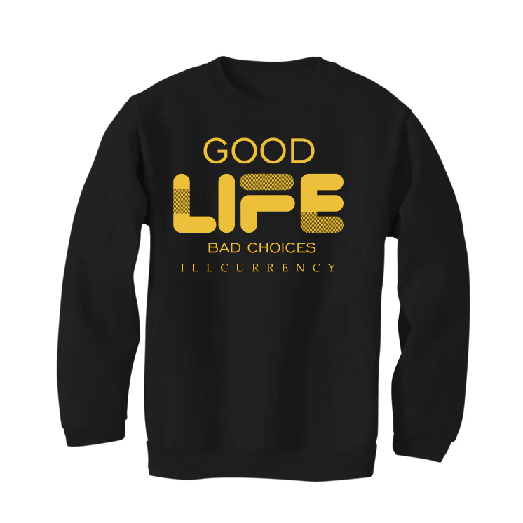 Air Jordan 12 “Black Taxi” Black T-Shirt (Bad Choices) - Image 4
