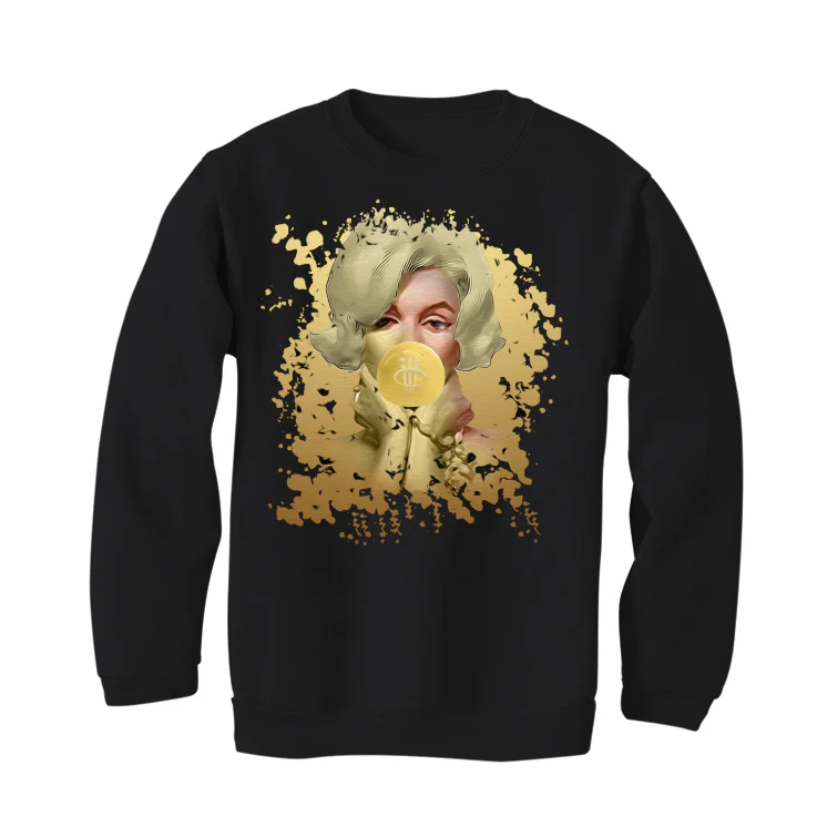 Air Jordan 12 “Black Taxi” Black T-Shirt (BUBBLE GUM) - Image 4