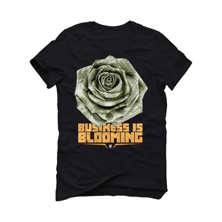 Air Jordan 12 “Black Taxi” Black T-Shirt (Business is Blooming) - Image 2