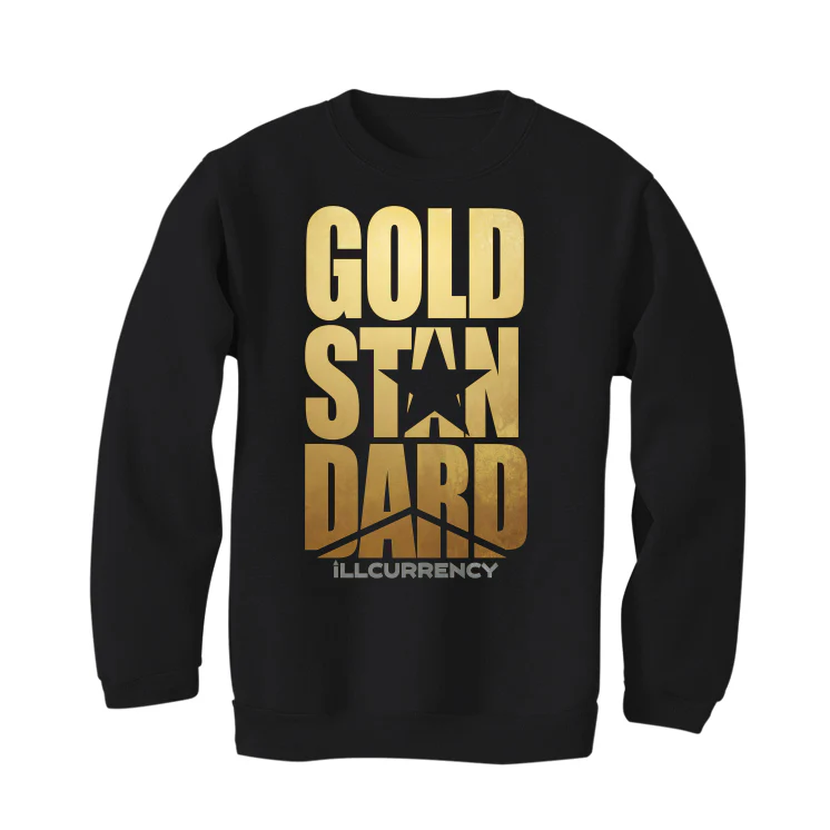 Air Jordan 12 “Black Taxi” Black T-Shirt (GOLD STANDARDS) - Image 4