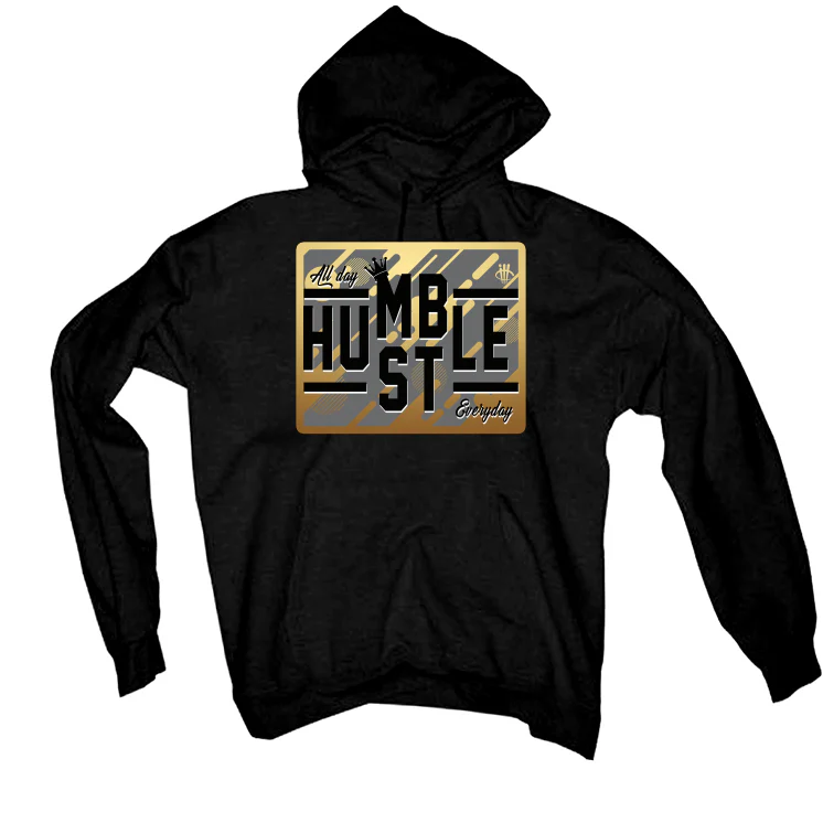 Air Jordan 12 “Black Taxi” Black T-Shirt (HUSTLE EVERYDAY) - Image 3