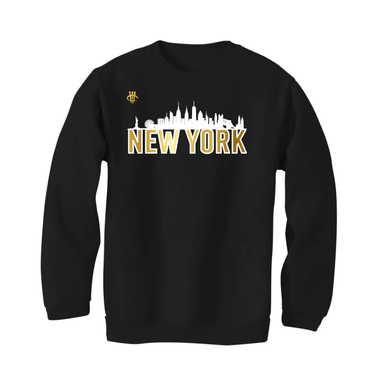 Air Jordan 12 “Black Taxi” Black T-Shirt (New York) - Image 4