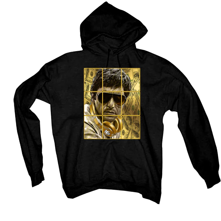 Air Jordan 12 “Black Taxi” Black T-Shirt (PACINO) - Image 3