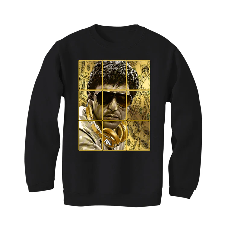 Air Jordan 12 “Black Taxi” Black T-Shirt (PACINO) - Image 4