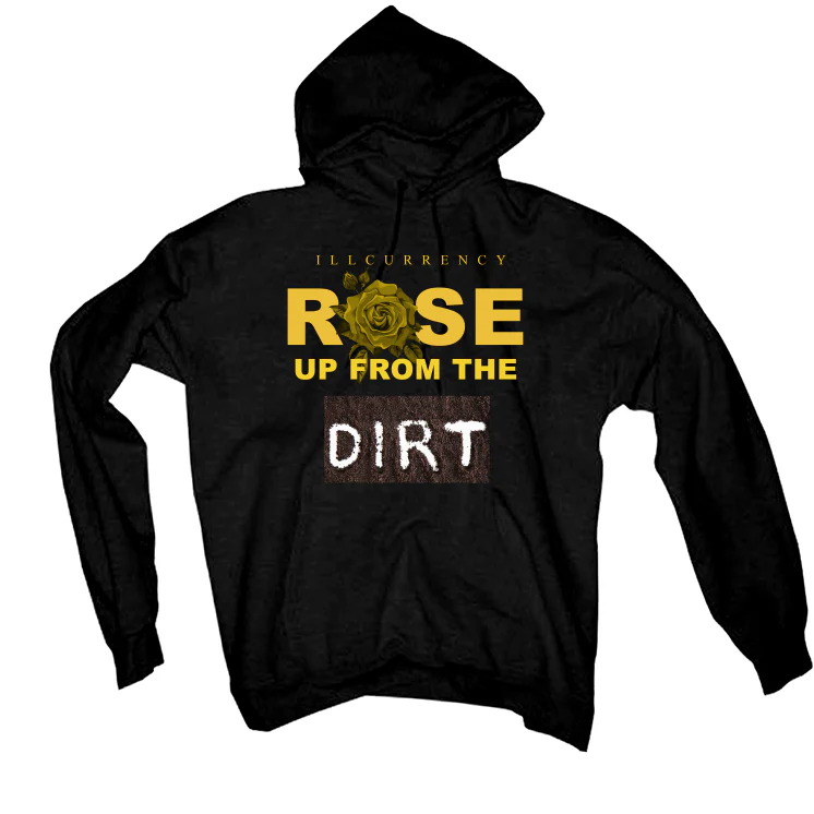 Air Jordan 12 “Black Taxi” Black T-Shirt (Rose up from the dirt) - Image 3