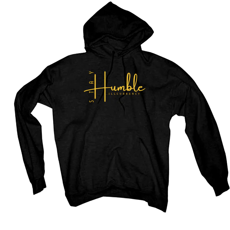 Air Jordan 12 “Black Taxi” Black T-Shirt (Stay Humble) - Image 3