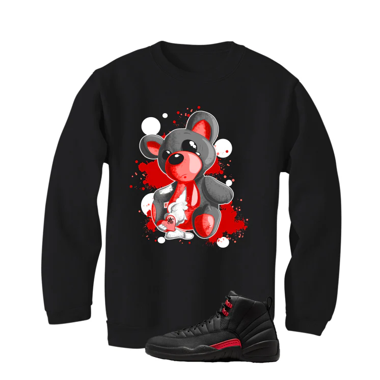 Air Jordan 12 Bloodline Matching T-Shirt, Sweatshirts, & Hoodies Black T-Shirt (Big Teddy)| illcurrency - Image 4