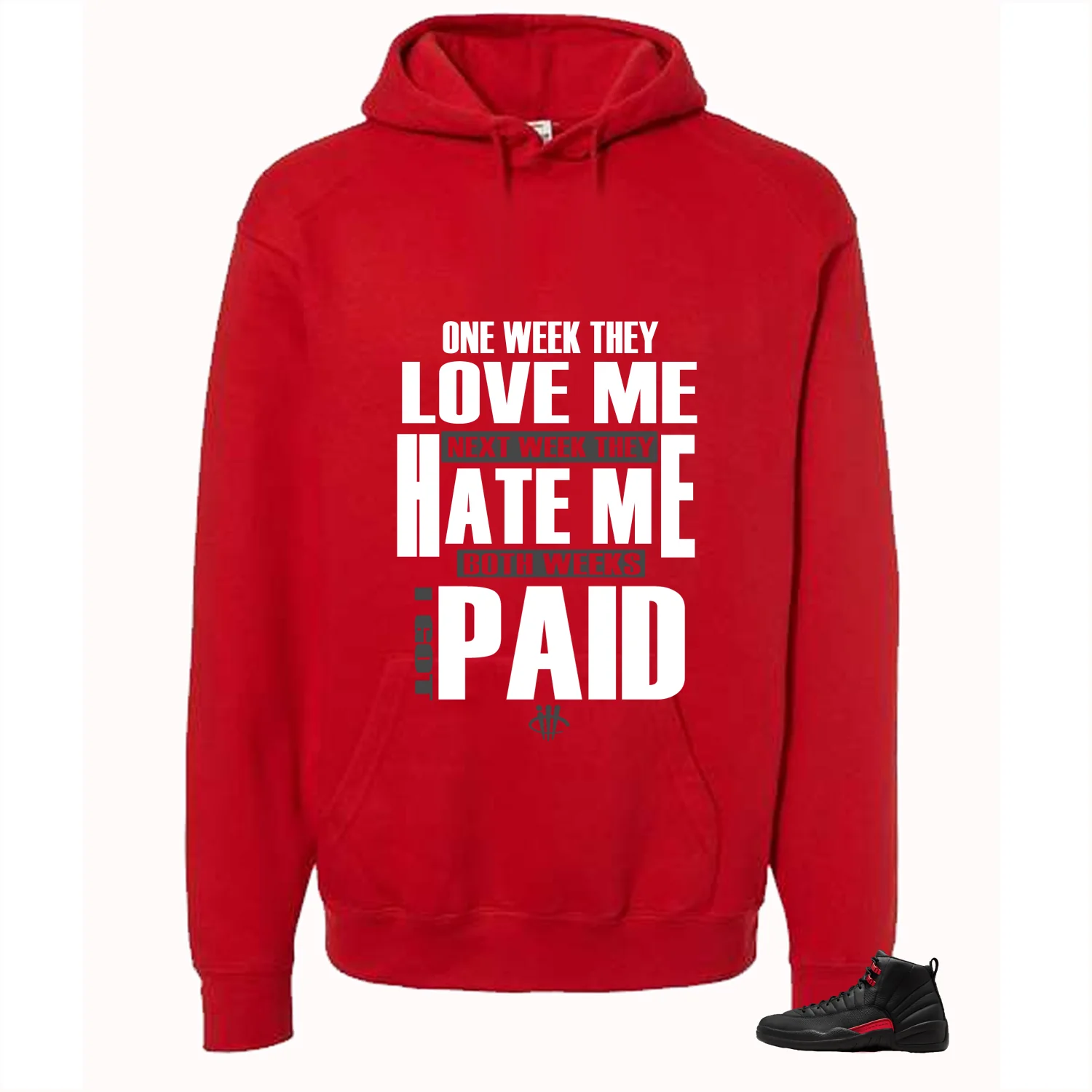 Air Jordan 12 Bloodline Matching T-Shirt, Sweatshirts, & Hoodies Red T-Shirt (Paid)| illcurrency - Image 3
