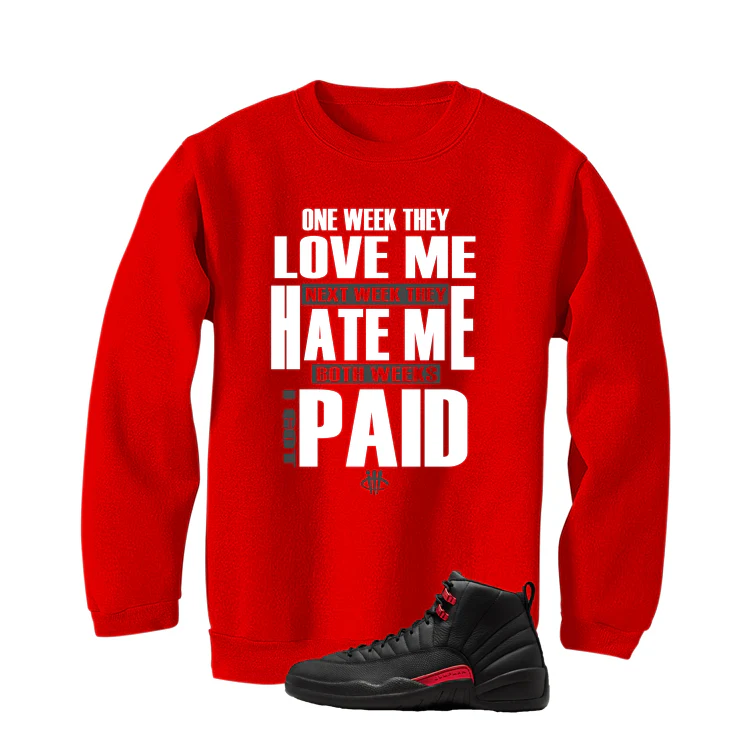 Air Jordan 12 Bloodline Matching T-Shirt, Sweatshirts, & Hoodies Red T-Shirt (Paid)| illcurrency - Image 4