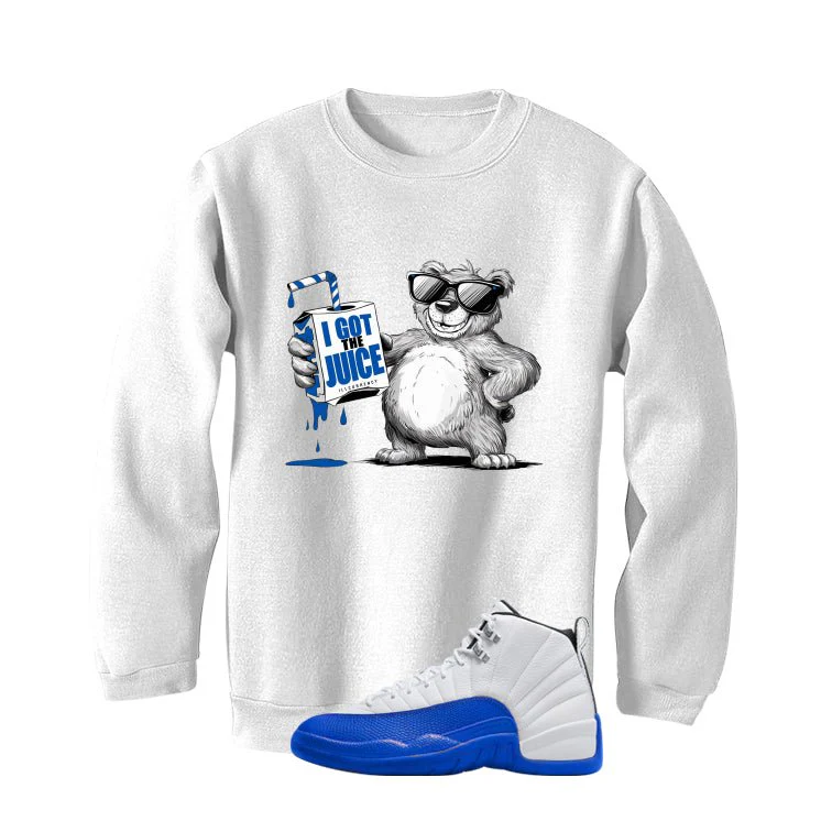 Air Jordan 12 Blueberry White T-Shirt (I got the juice)| illcurrency - Image 4