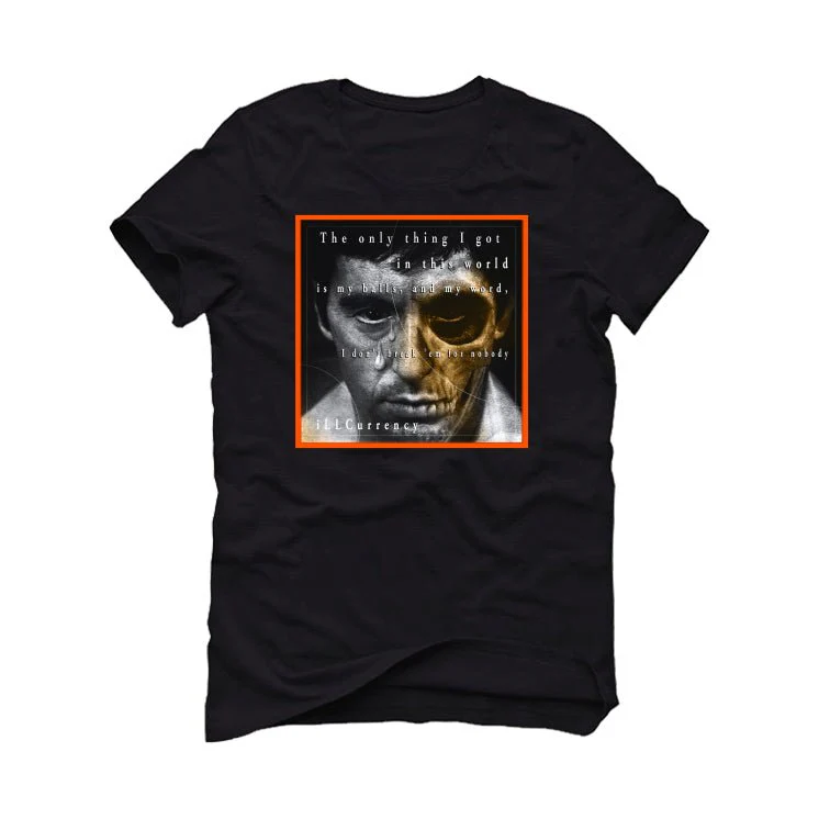 Air Jordan 12 Brilliant Orange - Black T-Shirt (ONLY THING I GOT) - Image 2