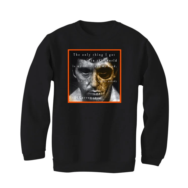Air Jordan 12 Brilliant Orange - Black T-Shirt (ONLY THING I GOT) - Image 4
