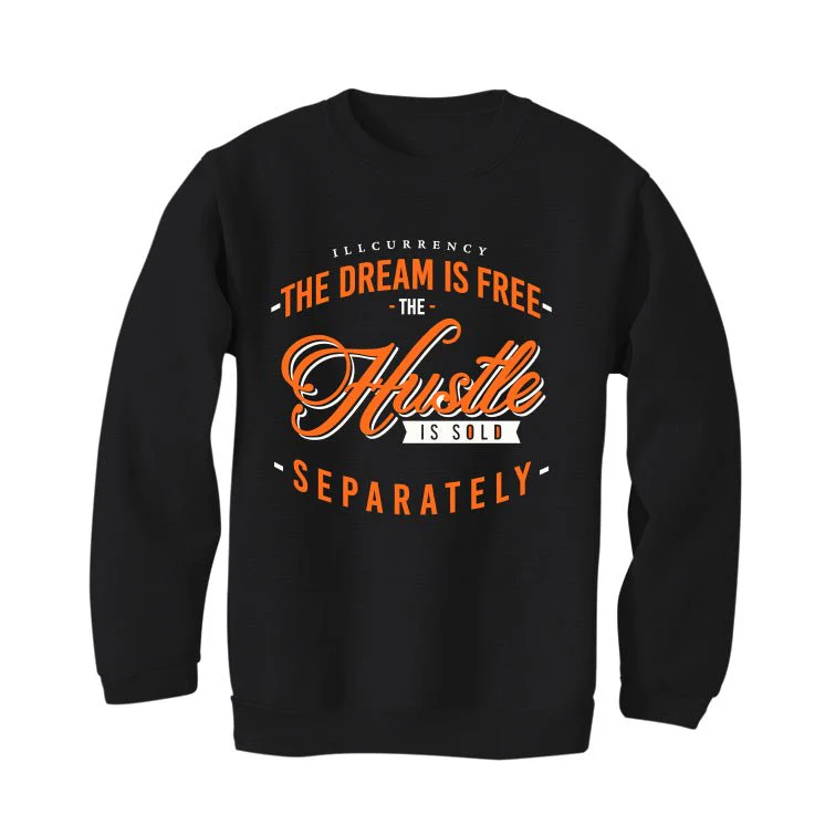 Air Jordan 12 “Brilliant Orange” Black T-Shirt (The dream is free) - Image 4