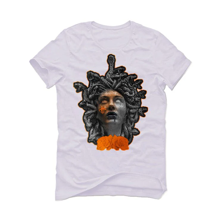 Air Jordan 12 “Brilliant Orange” | illcurrency White T-Shirt (ILLDUSSA) - Image 2