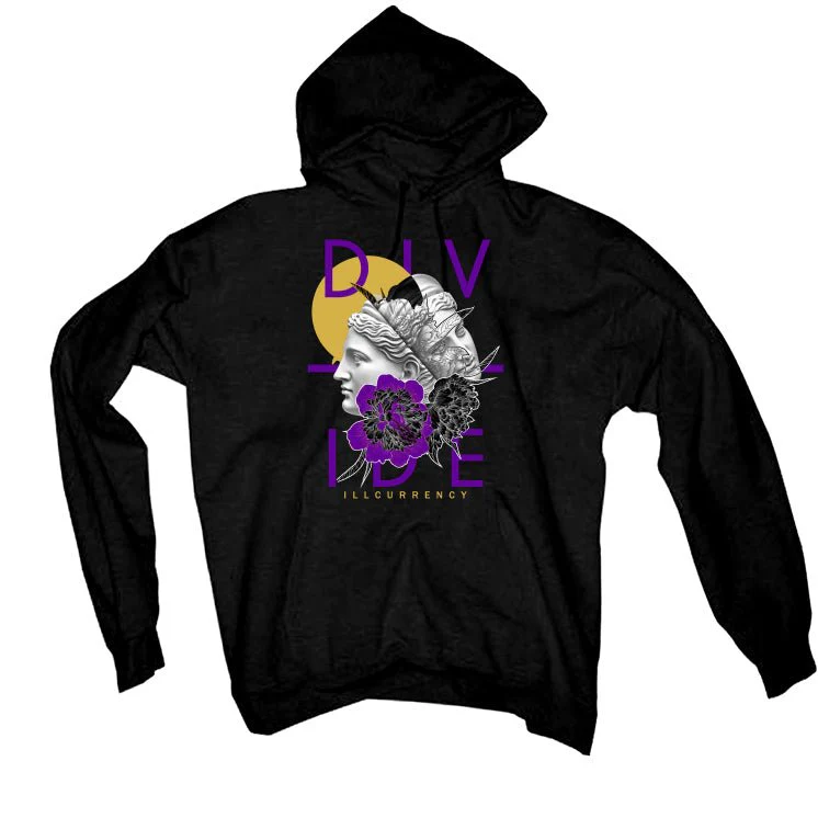 Air Jordan 12 Field Purple - Black T-Shirt (Divide) - Image 3