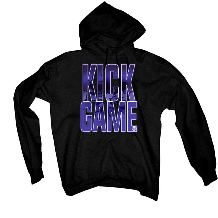 Air Jordan 12 Field Purple - Black T-Shirt (Kick Game) - Image 3