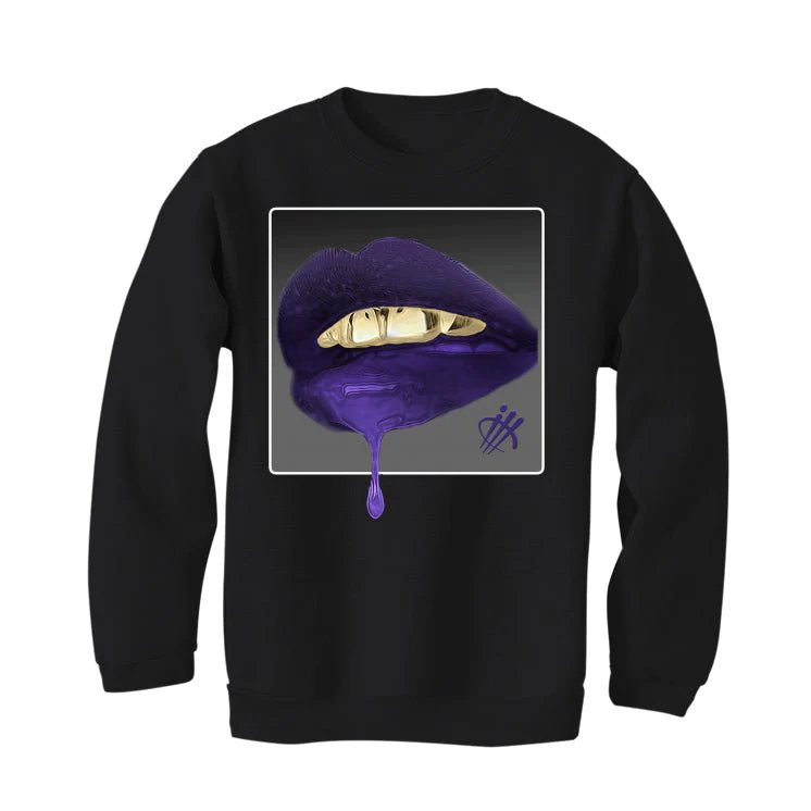 Air Jordan 12 Field Purple - Black T-Shirt (lipstick) - Image 4