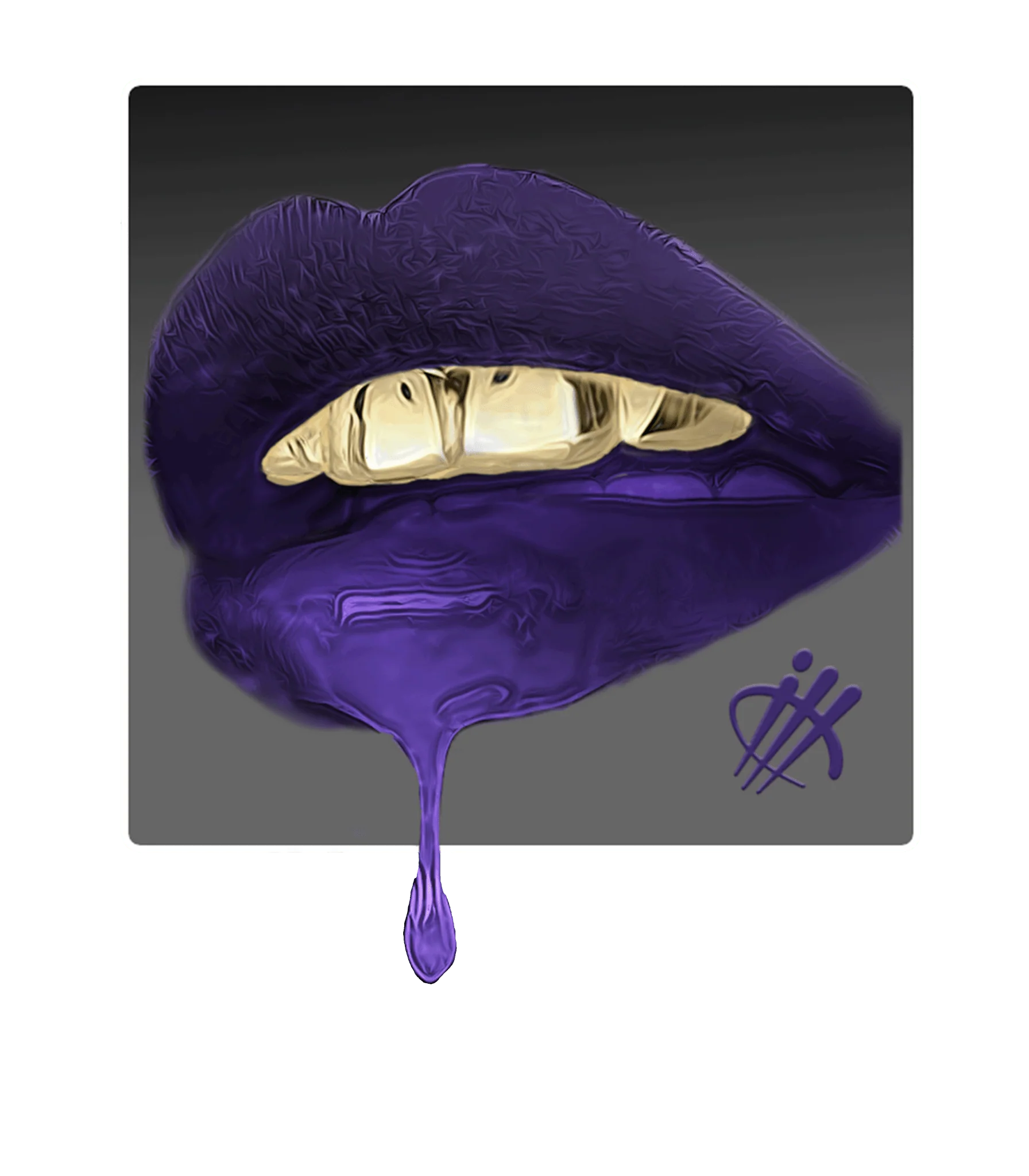 Air Jordan 12 Field Purple - Purple T-Shirt (lipstick)