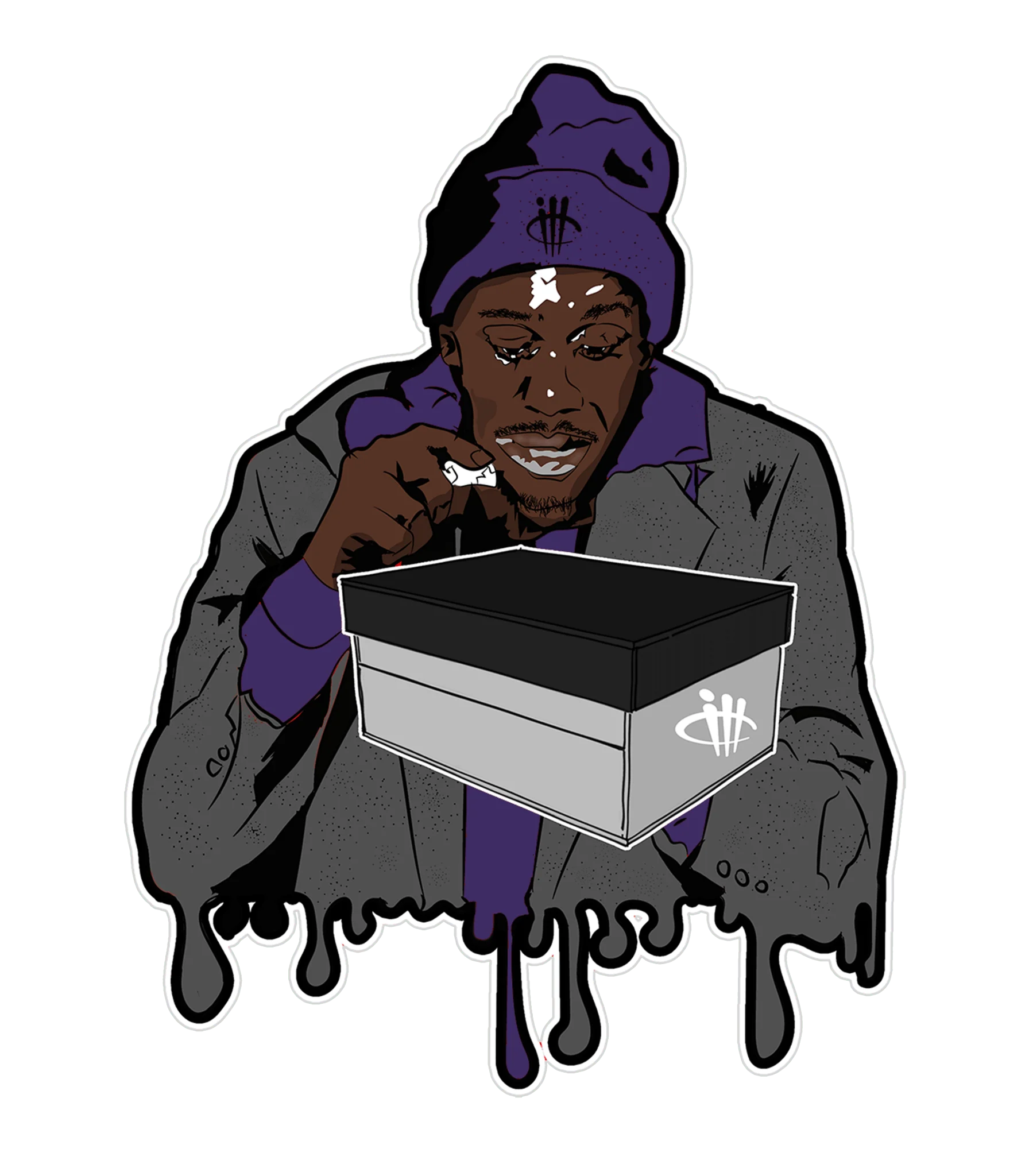 Air Jordan 12 Field Purple - Purple T-Shirt (uncensored)