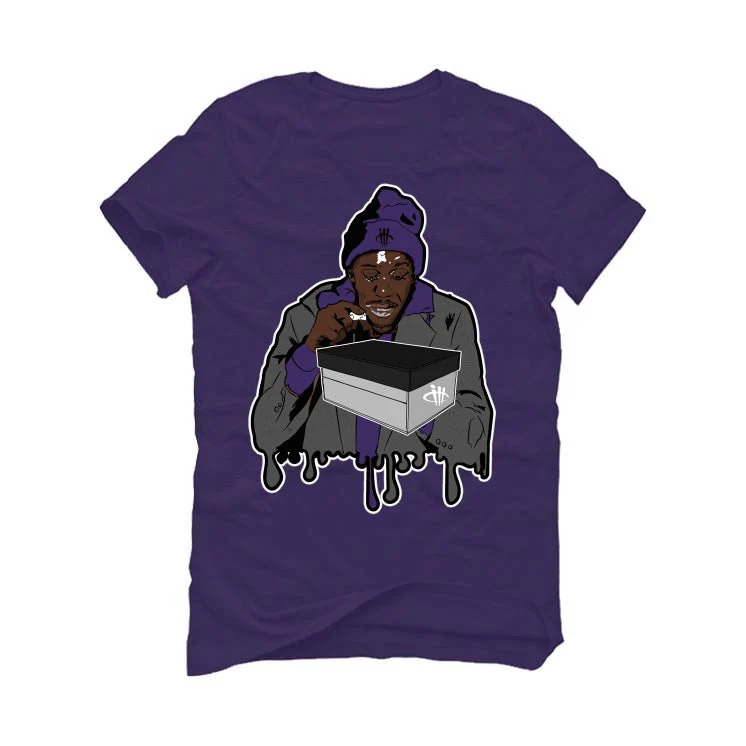 Air Jordan 12 Field Purple - Purple T-Shirt (uncensored) - Image 2