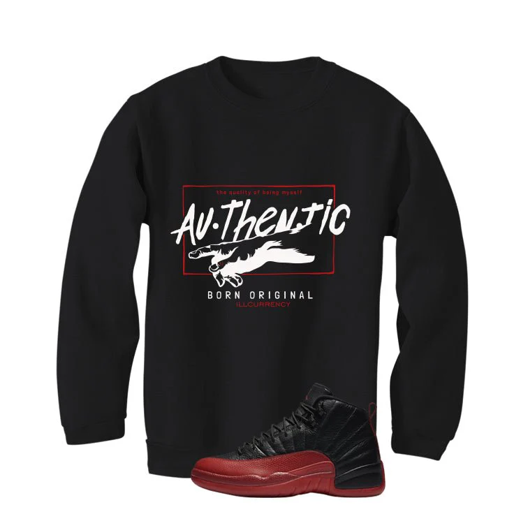 Air Jordan 12 Flu Game 2025 Black T-Shirt (Authentic)| illcurrency - Image 4