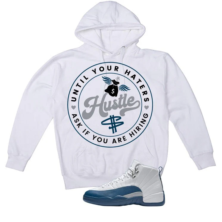 Air Jordan 12 French Blue White T-Shirt (Haters Catch Up)| illcurrency - Image 3
