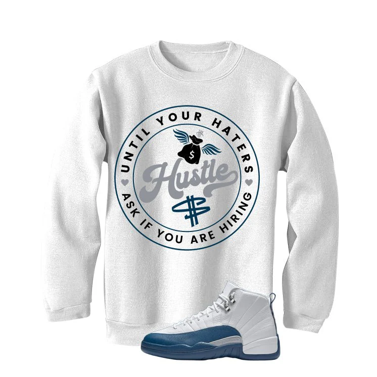 Air Jordan 12 French Blue White T-Shirt (Haters Catch Up)| illcurrency - Image 4