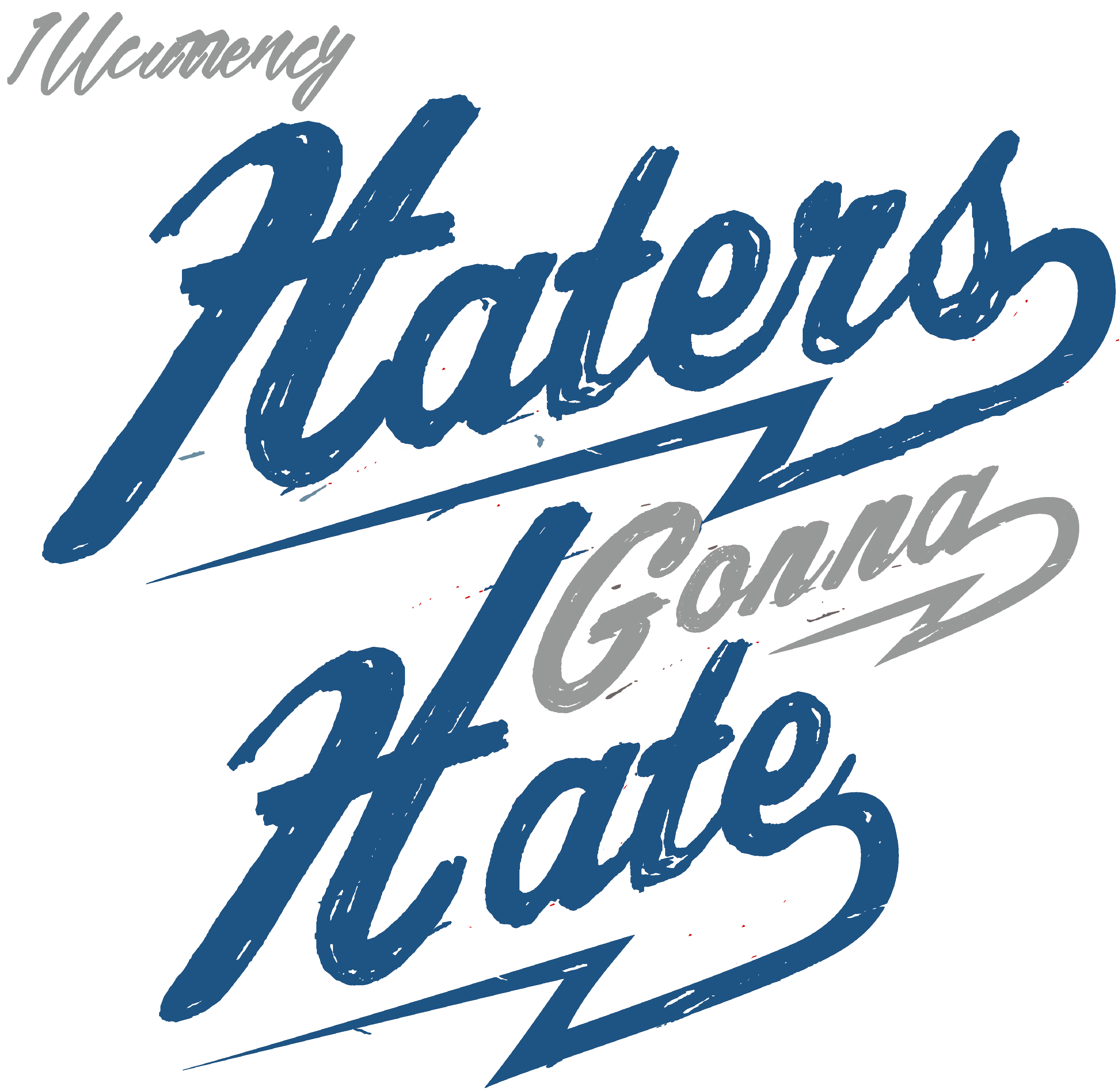 Air Jordan 12 French Blue White T-Shirt (Haters gonna hate)| illcurrency