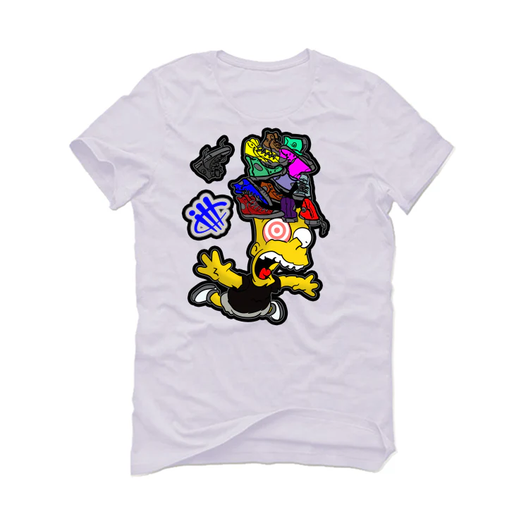 Air Jordan 12 Low “25 Years in China” White T-Shirt (FREE FALL) - Image 2