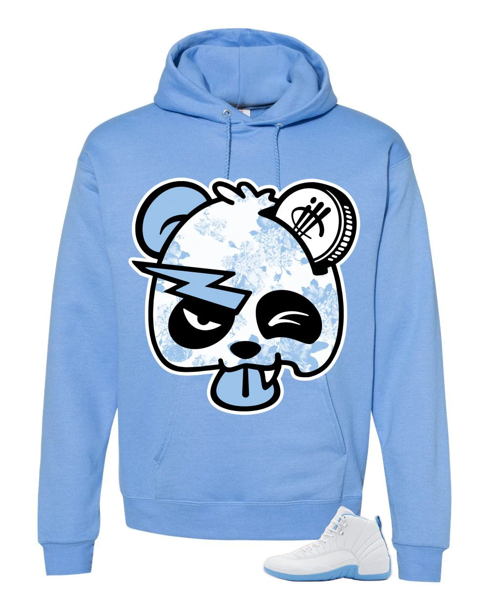 Air Jordan 12 Melo Carolina Blue T-Shirt (Buku)| illcurrency - Image 3