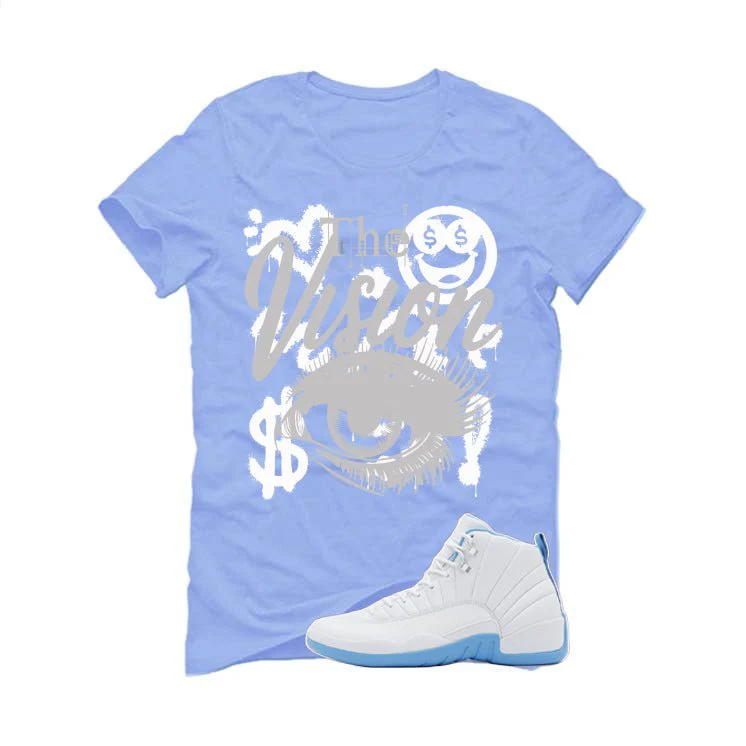 Air Jordan 12 Melo Carolina Blue T-Shirt (The Vision)| illcurrency - Image 2