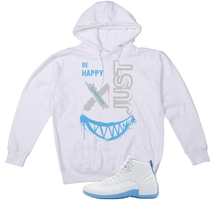 Air Jordan 12 Melo White T-Shirt (Be Happy)| illcurrency - Image 3