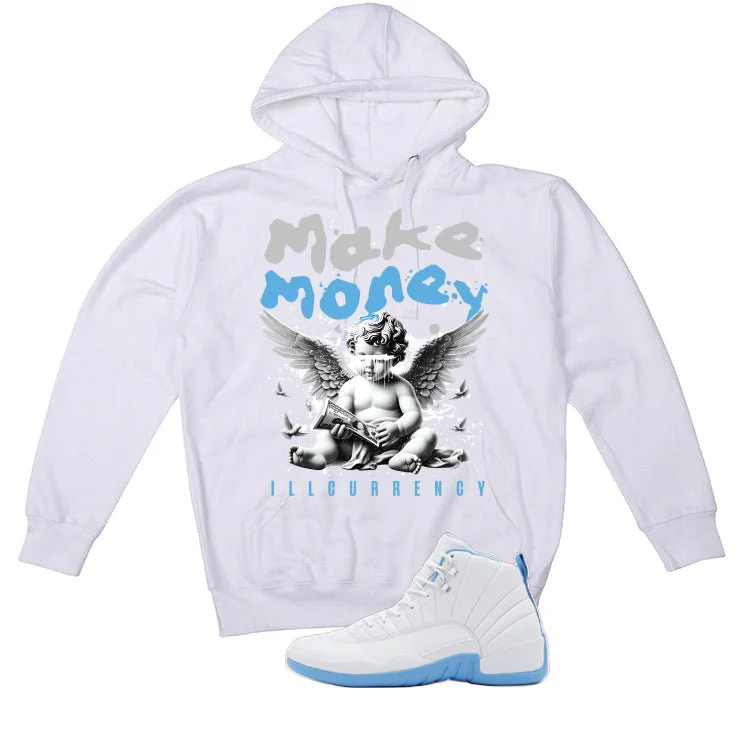 Air Jordan 12 Melo White T-Shirt (Make Money)| illcurrency - Image 3