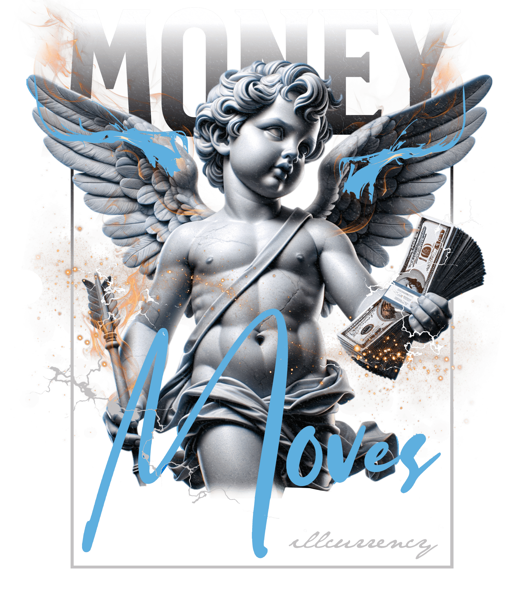 Air Jordan 12 Melo White T-Shirt (Money Moves)| illcurrency