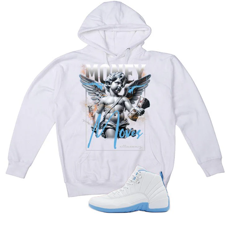 Air Jordan 12 Melo White T-Shirt (Money Moves)| illcurrency - Image 3