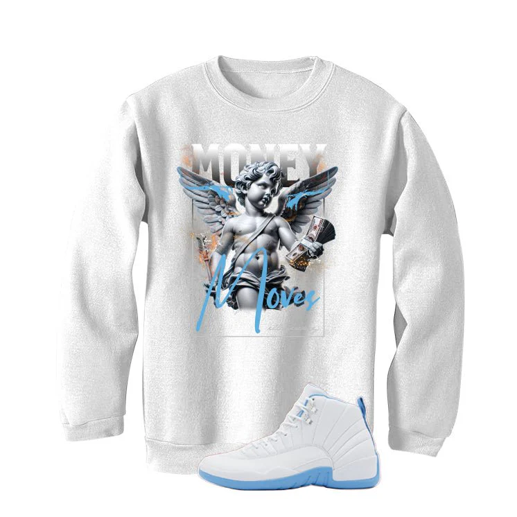 Air Jordan 12 Melo White T-Shirt (Money Moves)| illcurrency - Image 4