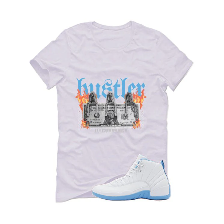 Air Jordan 12 Melo White T-Shirt (See No Evil Hustler)| illcurrency - Image 2