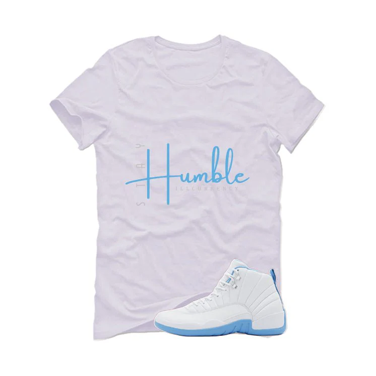 Air Jordan 12 Melo White T-Shirt (Stay Humble)| illcurrency - Image 2