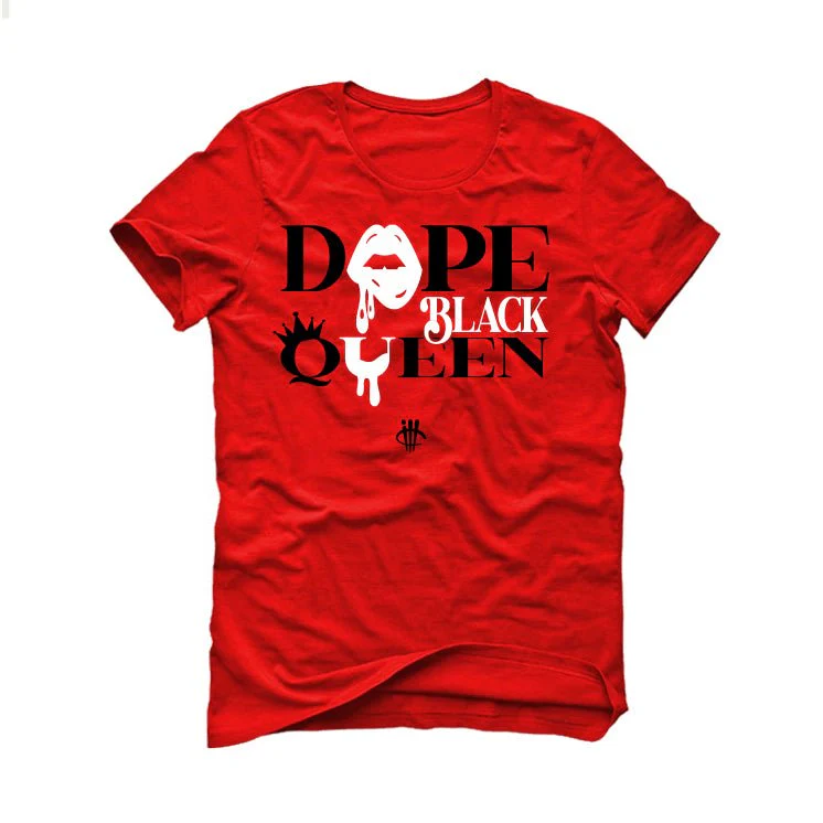 Air Jordan 12 OG “Cherry” Red T-Shirt (Dope Black Queen) - Image 2