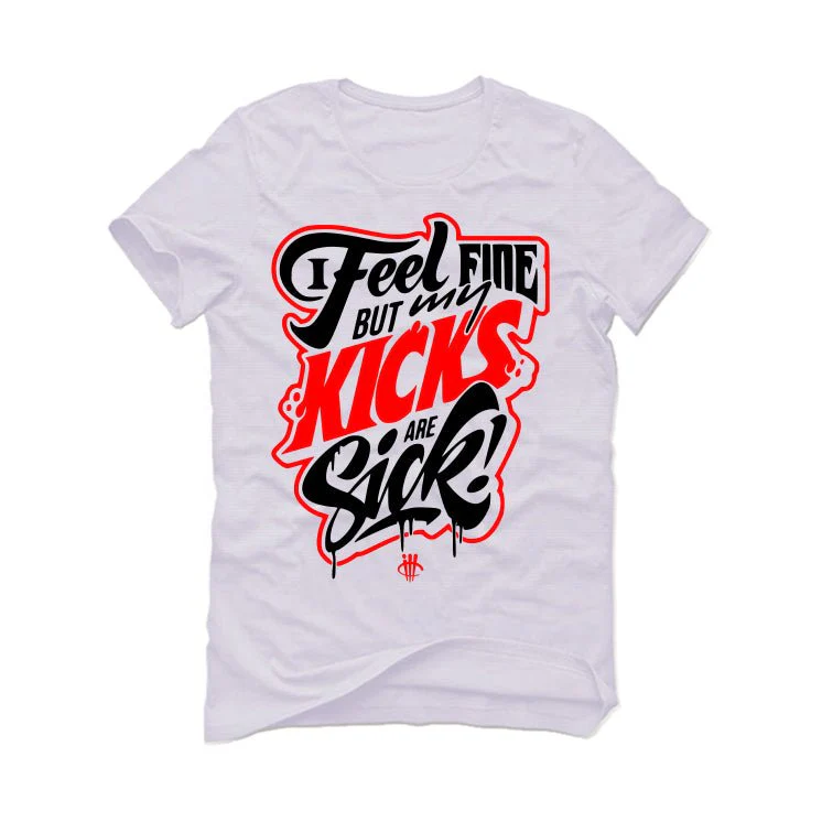 Air Jordan 12 OG Cherry White T-Shirt (Kicks Are Sick) - Image 2