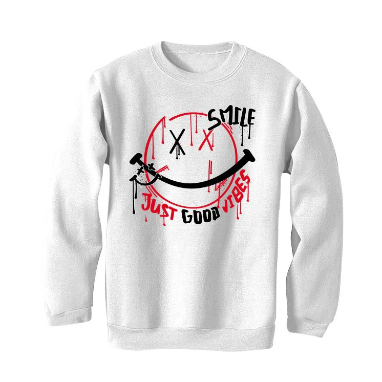 Air Jordan 12 OG “Cherry” White T-Shirt (Smile) - Image 4