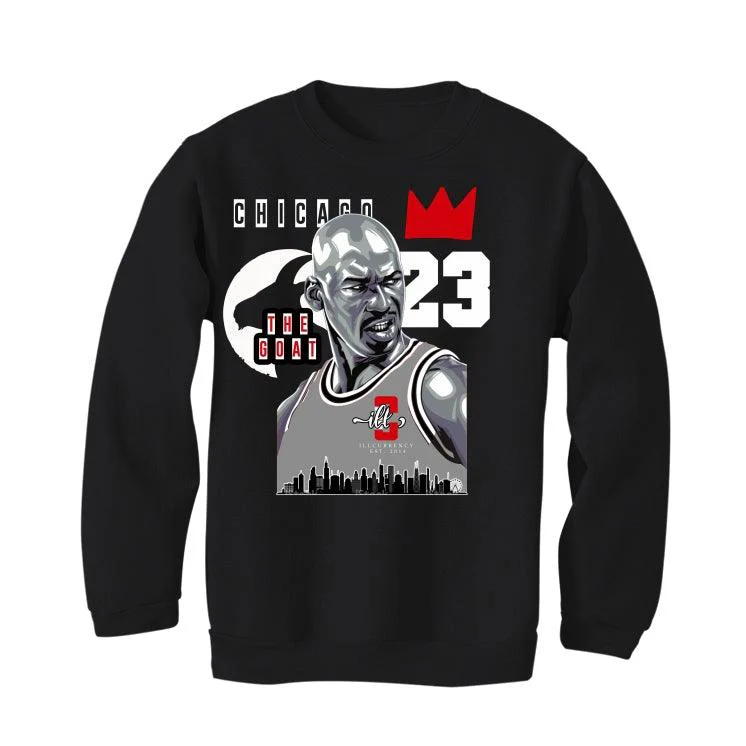 Air Jordan 12 “Playoffs” 2022 Black T-Shirt (The Goat) - Image 4