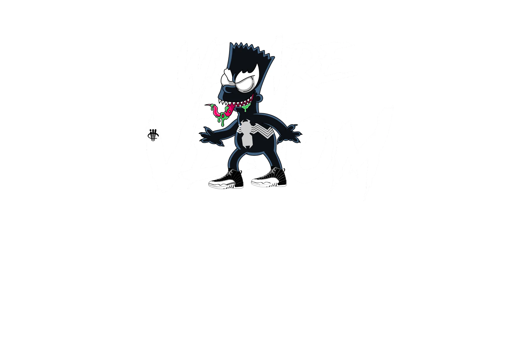 Air Jordan 12 “Playoffs” 2022 Black T-Shirt (we are venom)